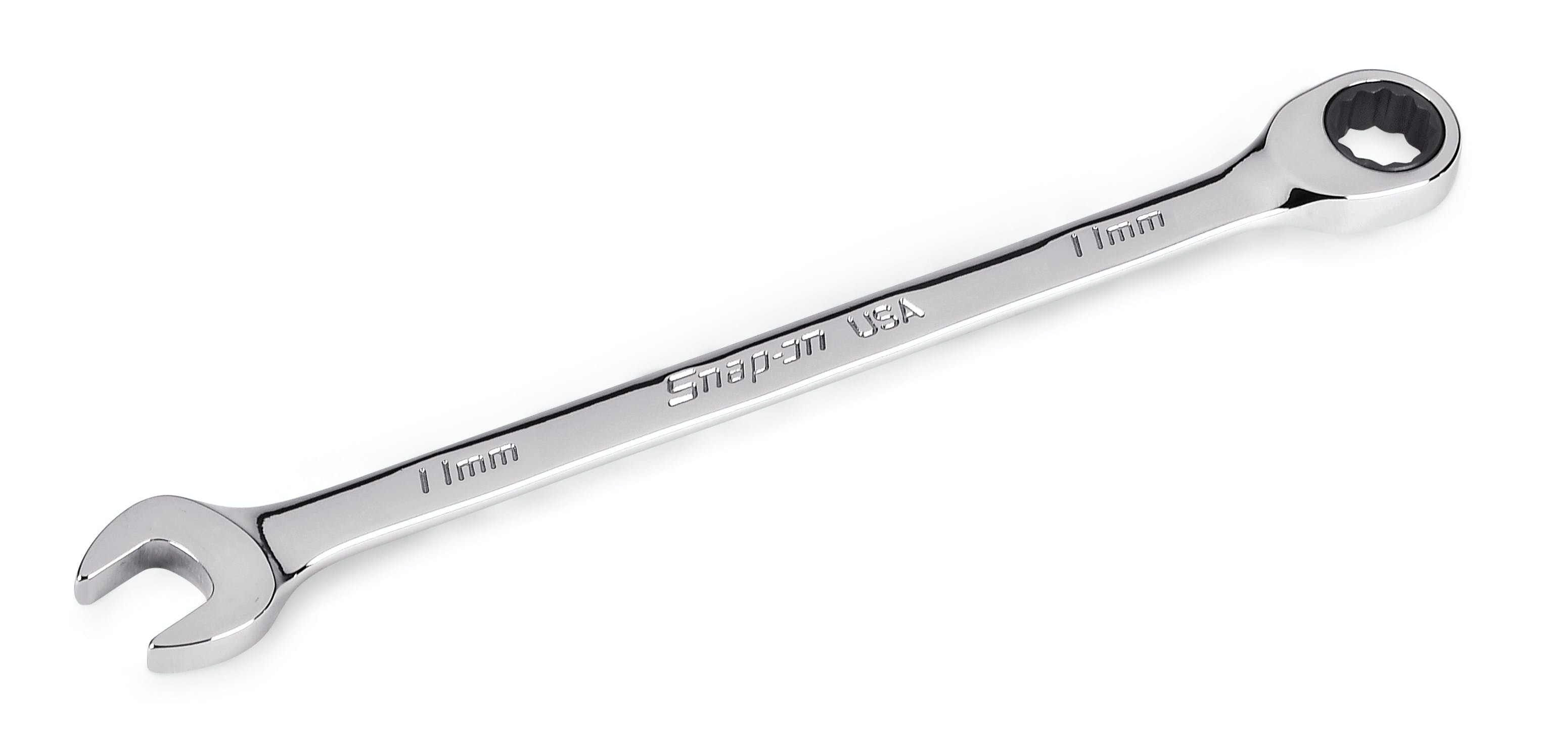 11 mm 12-Point Metric 0° Offset Ratcheting Combination Wrench | OXRM11A 11 mm 12-Point Metric 0° Offset Ratcheting Combination Wrench | OXRM11A